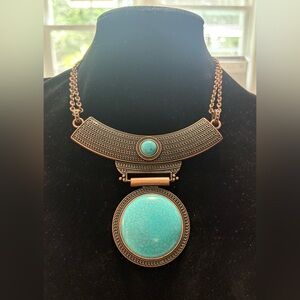 Turquoise Statement Necklace